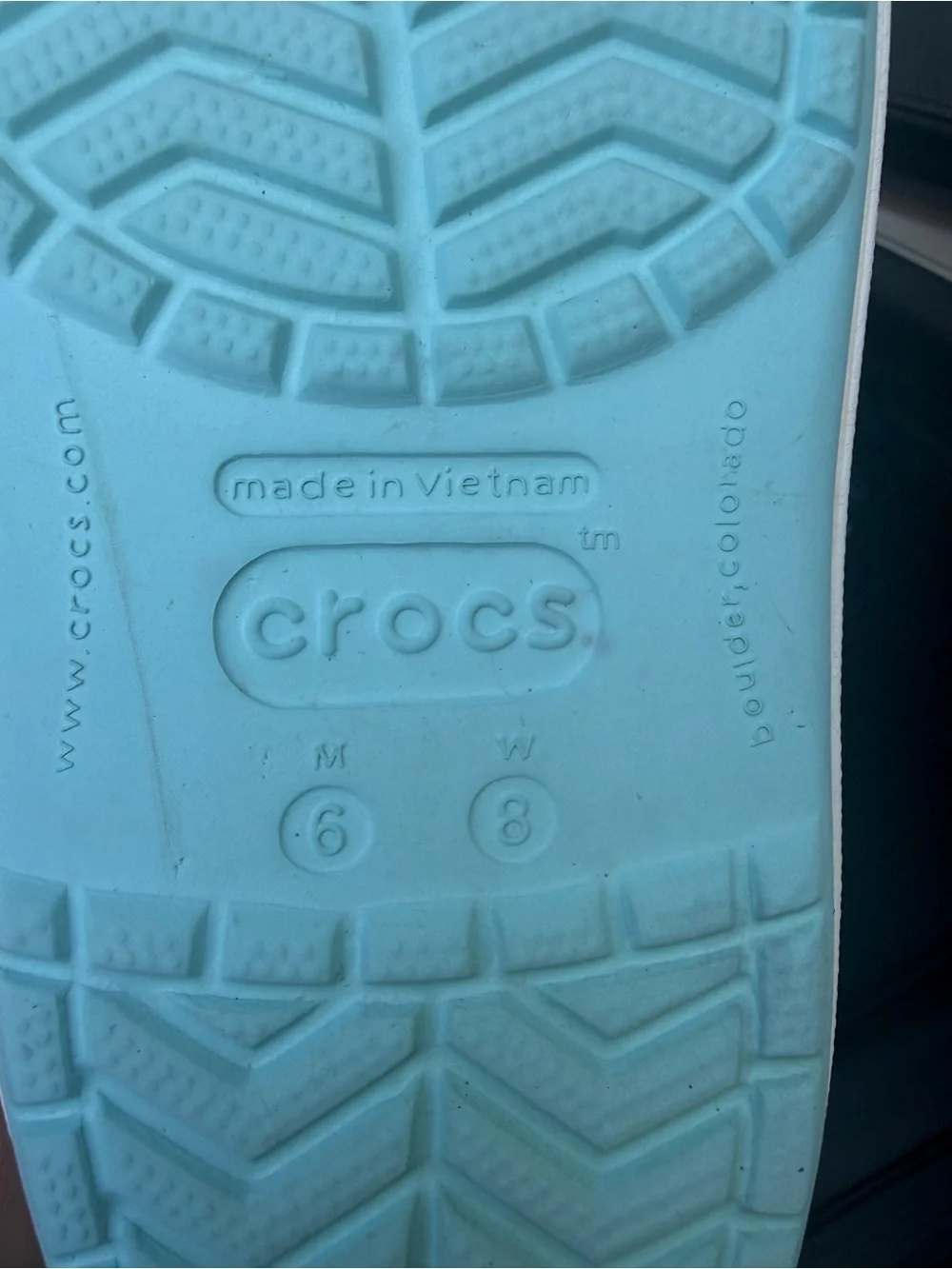 Crocs classic color blue womenn’s size 8 | Men’s 6  #Outdoor #Beach #waterprof